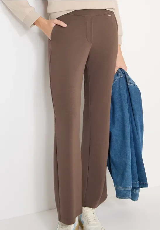Thumbnail - Cecil Damen Straight Leg Hose in Beige, Gr: L