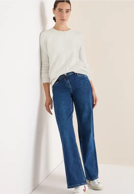 Cecil Damen Kuscheliger Pullover in Beige, Gr: 3XL