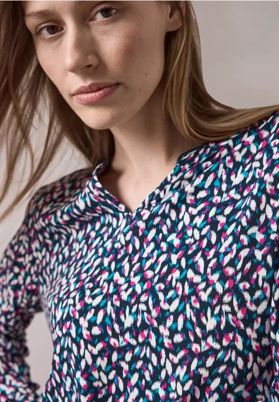 Thumbnail - Cecil Damen Bedruckte Bluse in Blau, Gr: M