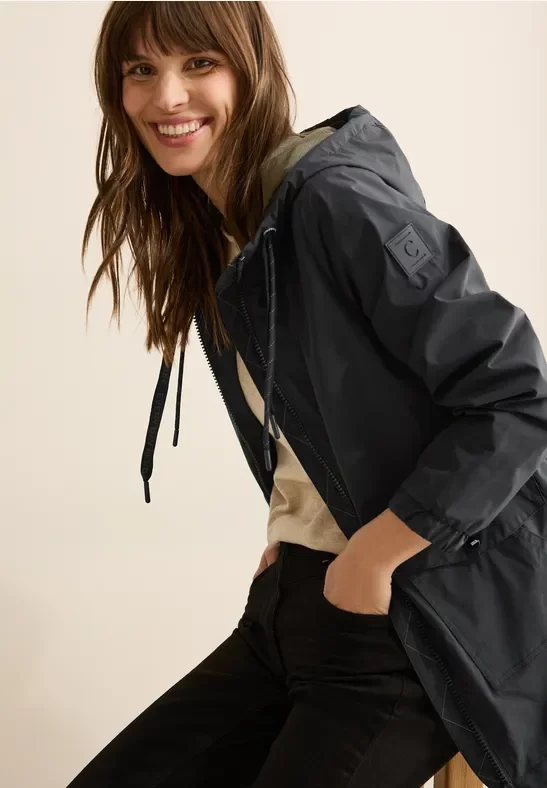 Thumbnail - Cecil Damen Windbreaker in Schwarz, Gr: S