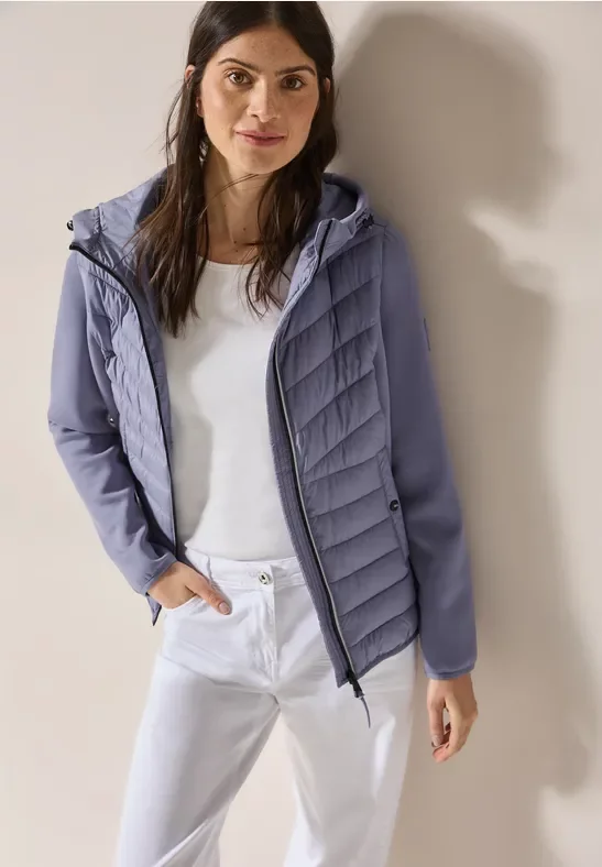 Cecil Damen Scuba Jacke mit Kapuze in Lila, Gr: XXL