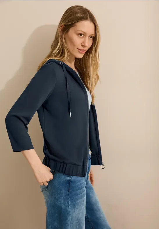 Cecil Damen Kapuzenjacke in Blau, Gr: XL