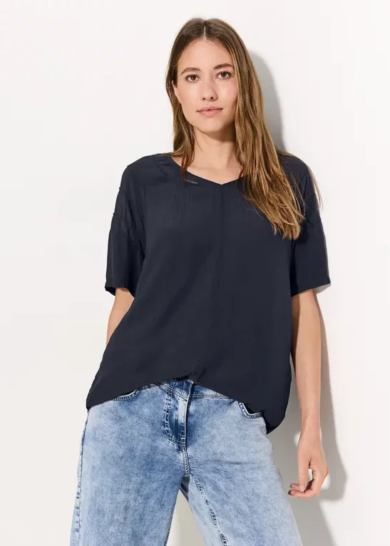 Thumbnail - Cecil Damen Crepe Bluse in Blau, Gr: M