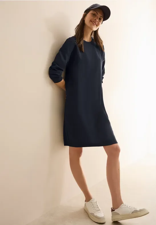 Thumbnail - Cecil Damen Kleid mit Knopfdetail in Blau, Gr: L