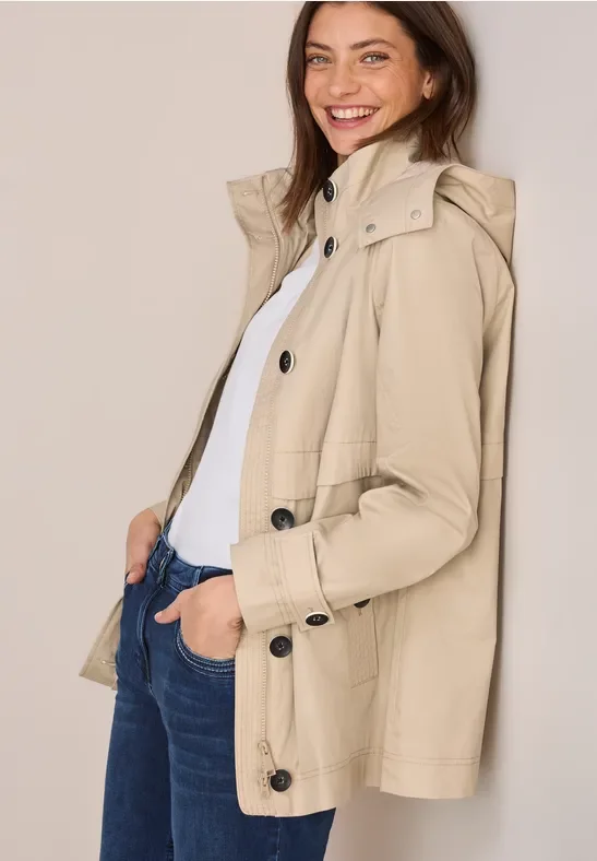 Thumbnail - Cecil Damen Trenchcoat in Beige, Gr: XXL