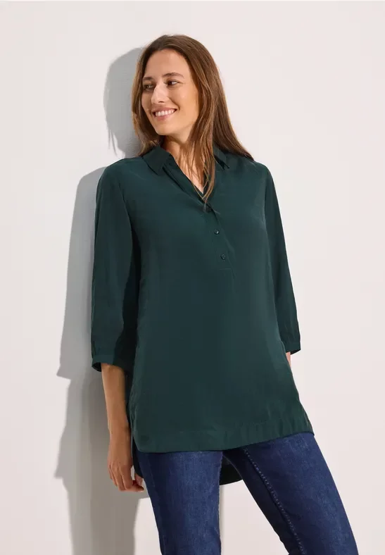 Thumbnail - Cecil Damen Lange Bluse in Grün, Gr: S