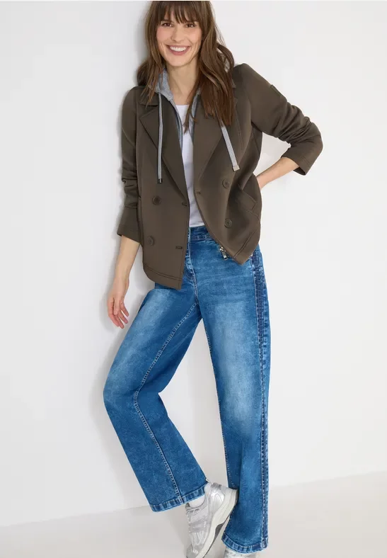 Thumbnail - Cecil Damen Kurzer Trenchcoat in Braun, Gr: XXL