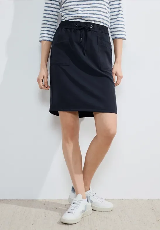 Thumbnail - Cecil Damen Travelware Minirock in Blau, Gr: XXL