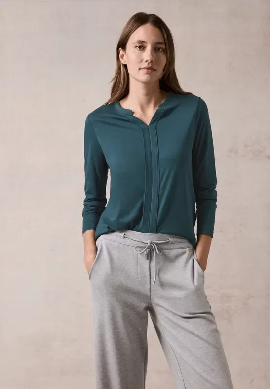 Cecil Damen Blusenshirt in Grün, Gr: XXL