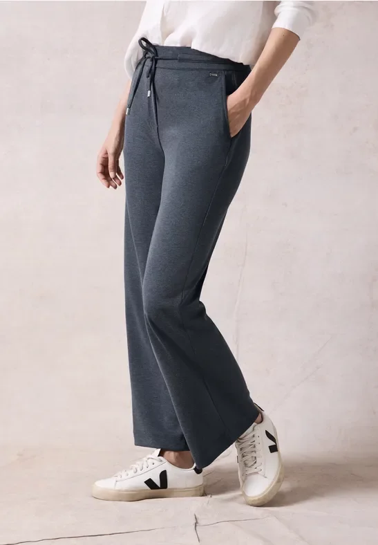 Cecil Damen Hose im Loose Fit in Blau, Gr: XL