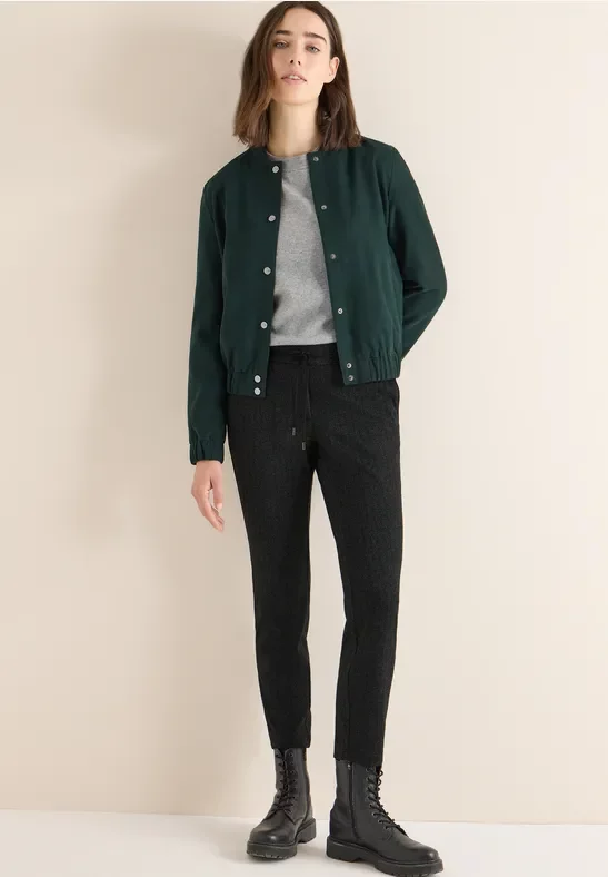 Thumbnail - Cecil Damen Casual Fit Hose in Schwarz, Gr: L