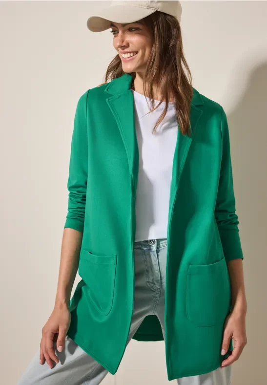 Cecil Damen Langer Blazer in Grün, Gr: L