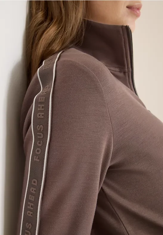 Cecil Damen Jacke mit Tape in Beige, Gr: L