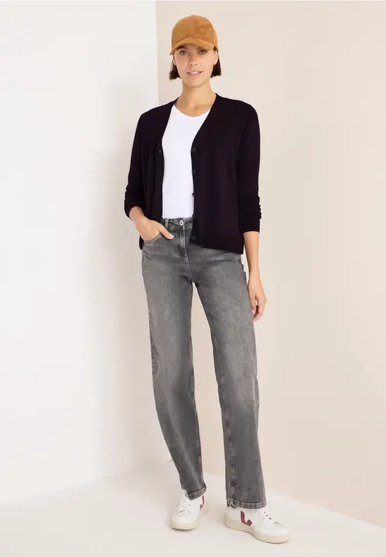 Thumbnail - Cecil Damen V-Neck Cardigan in Rot, Gr: 3XL