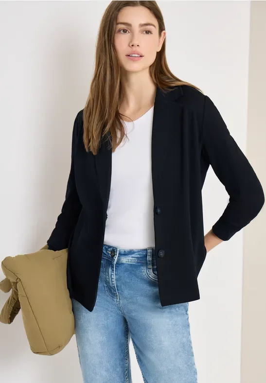 Thumbnail - Cecil Damen Basic Blazer in Blau, Gr: S