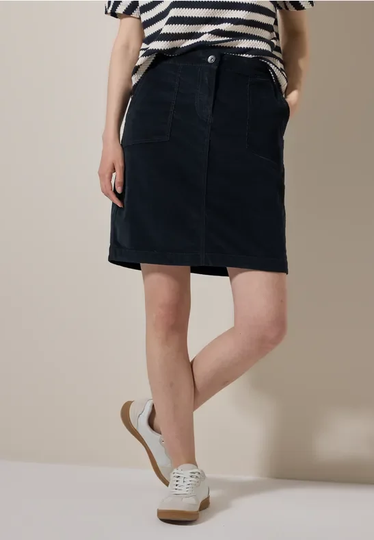 Cecil Damen Cordrock in Blau, Gr: M