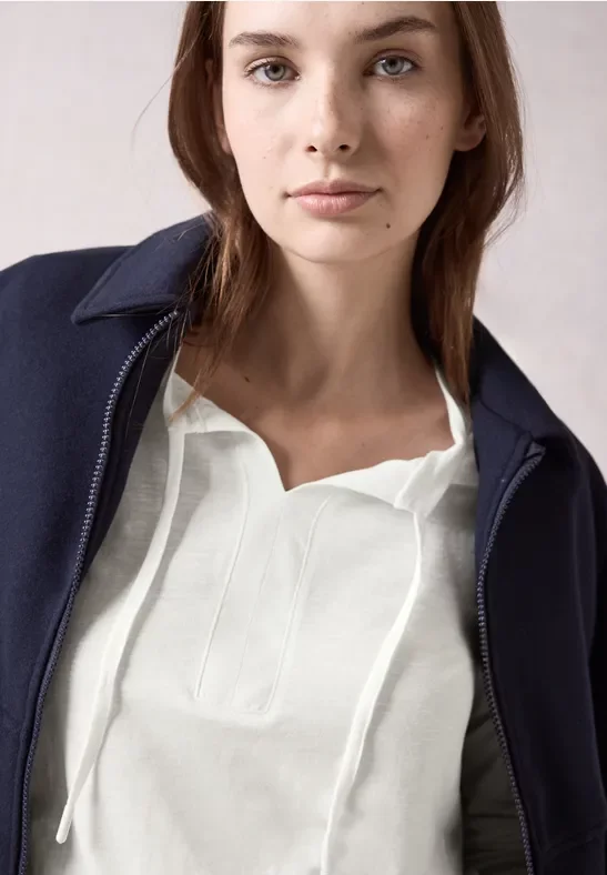 Thumbnail - Cecil Damen Tunika-Shirt in Weiß, Gr: XL