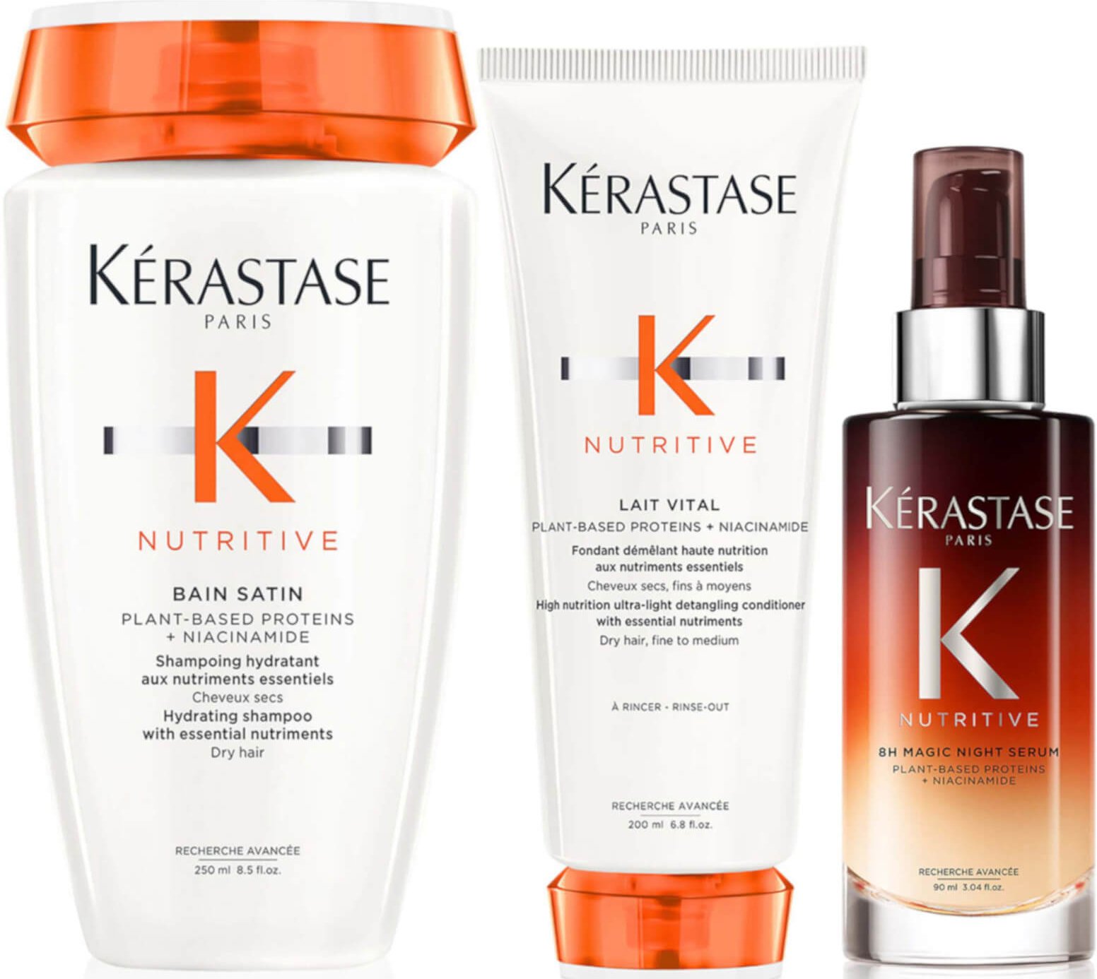 Kérastase Nutritive Nourishing Essentials Bundle for Fine-Medium Dry Hair