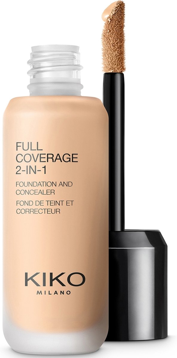 Thumbnail - KIKO Milano Full Coverage 2-in-1 Foundation und Concealer 25 ml (Verschiedene Farbtöne) - 10 Neutral