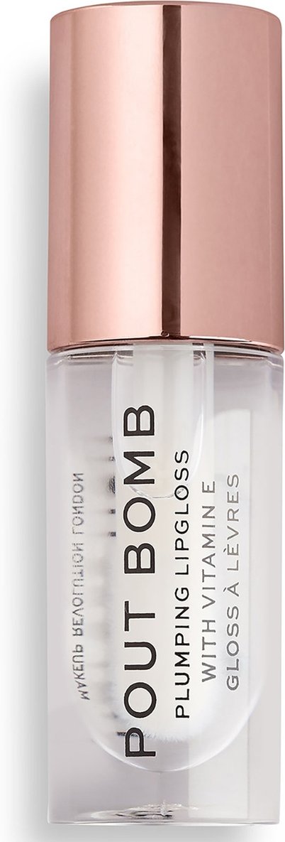 Makeup Revolution Pout Bomb Aufpolsterndes Gloss (Verschiedene Farbtöne) - Wild Mauve Pink