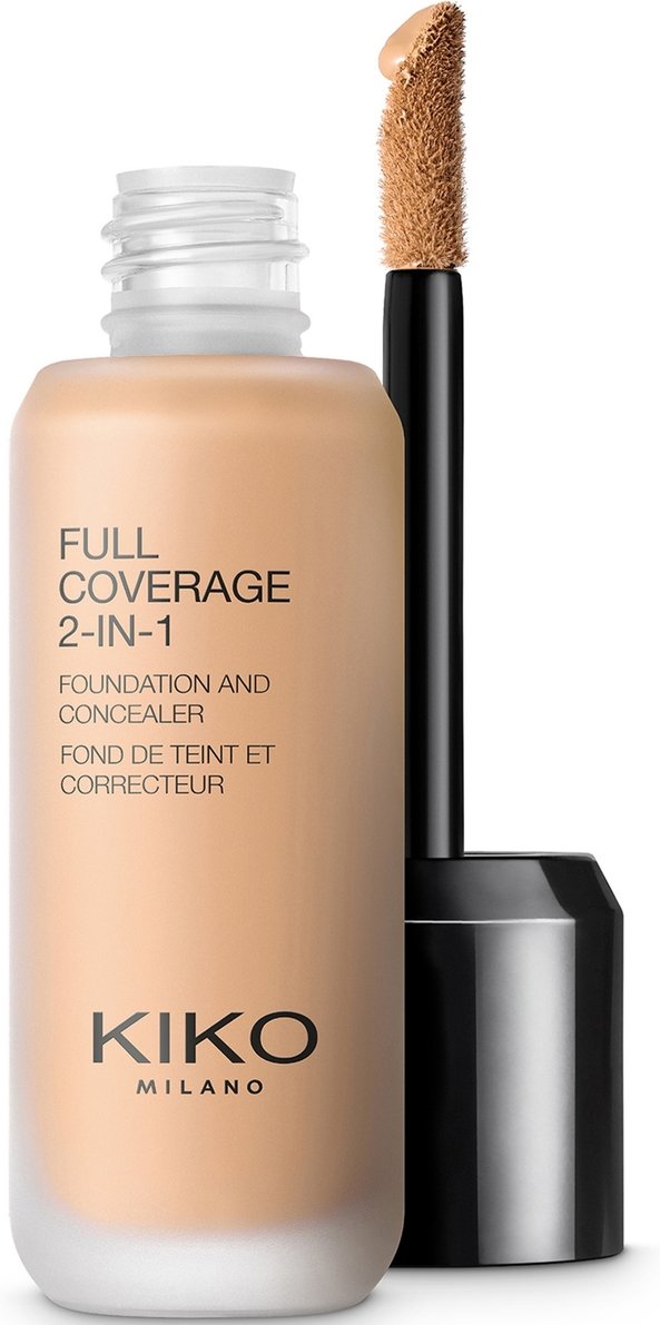 KIKO Milano Full Coverage 2-in-1 Foundation und Concealer 25 ml (Verschiedene Farbtöne) - 50 Warm Rose