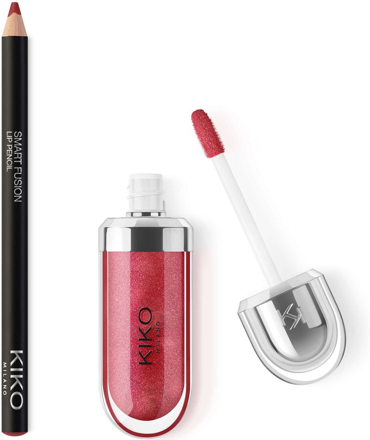 KIKO Milano 3D Hydra Lip Combo (Various Shades) - Cherry Cola