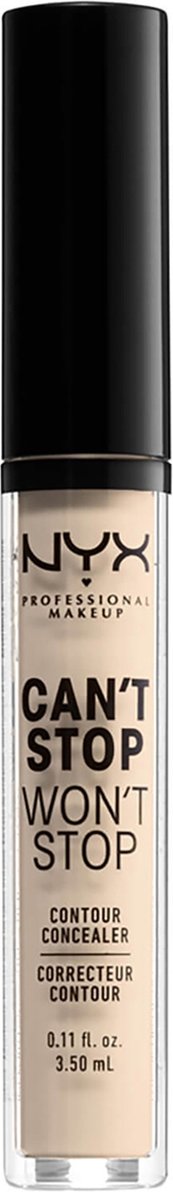 NYX Professional Makeup Can't Stop Won't Stop Contour Concealer (Various Shades) - Fair
