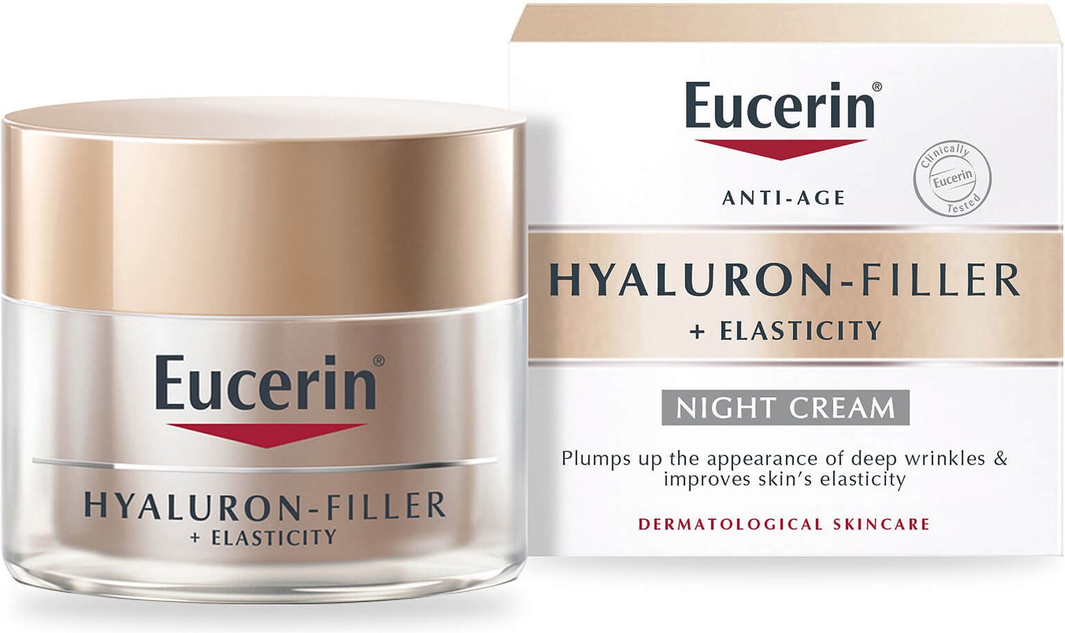 Eucerin Hyaluron-Filler + Elastizität Nachtcreme 50 ml