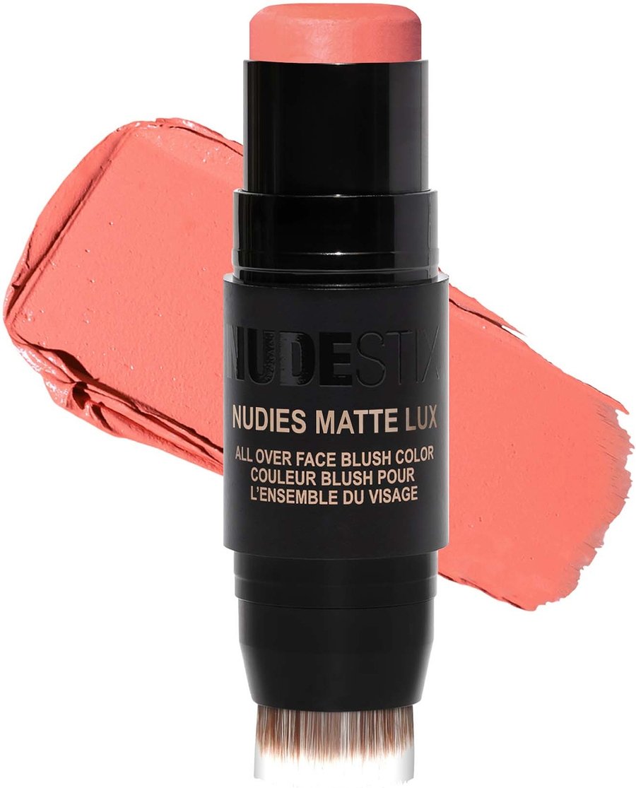 NUDESTIX Nudies Matte Lux All Over Face Blush Colour 7g (Various Shades) - Pretty Peachy