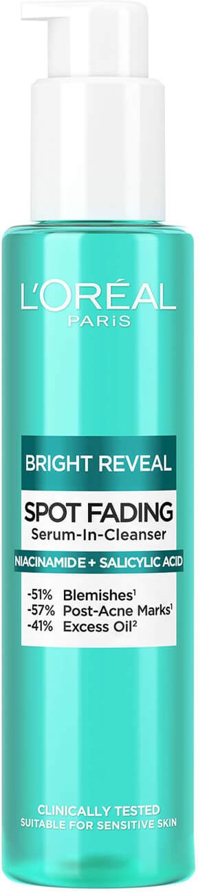 L'Oréal Paris Bright Reveal Flecken Bleichendes Serum-in-Reinigungswasser with Nicotinamid and Salizylsäure 150 ml