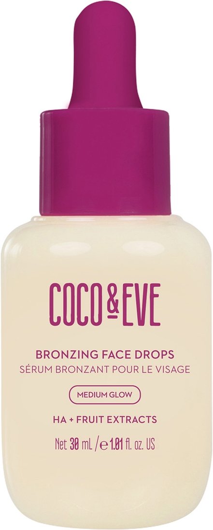 Coco & Eve Bronzing Face Drops (Medium Glow) 30ml