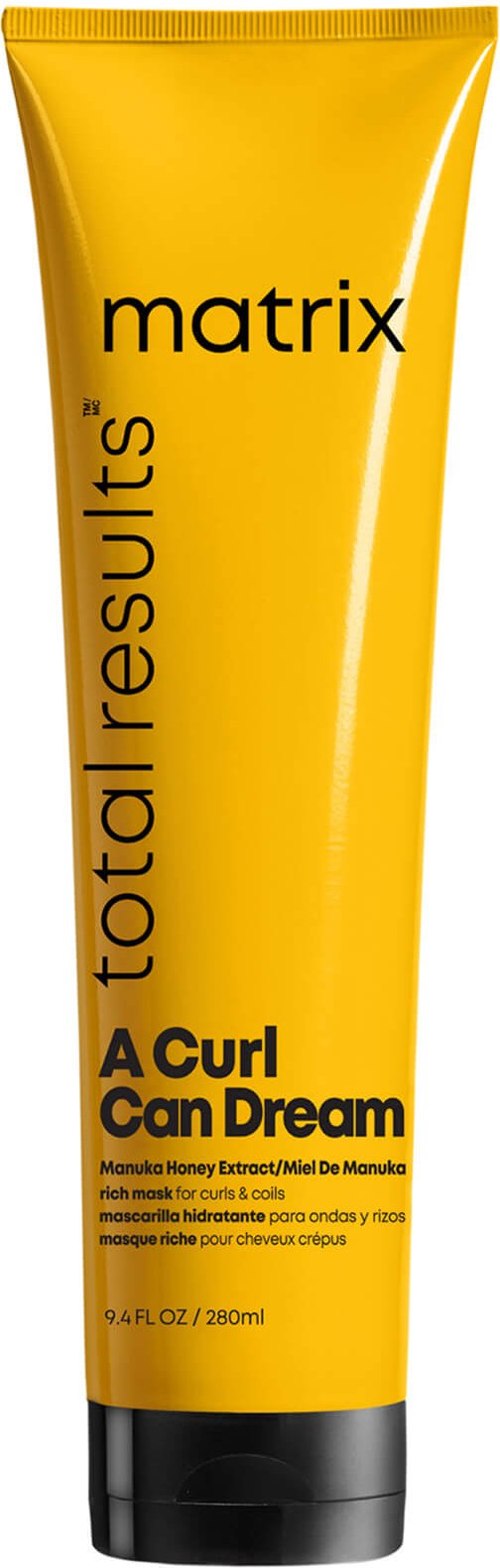 Matrix Total Results A Curl Can Dream Manuka Honey Infused Rich Hair Mask for Curls and Coils 280ml