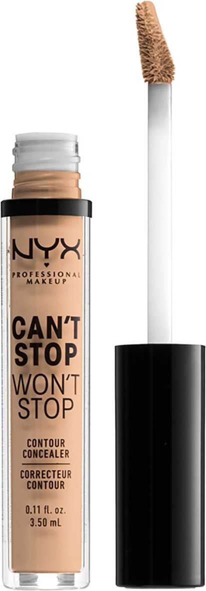 NYX Professional Makeup Can't Stop Won't Stop Contour Concealer (Various Shades) - Natural