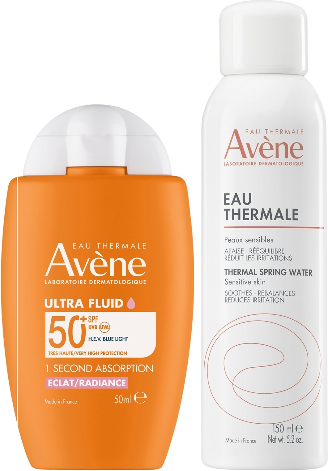 Avène Fluid Radiance and Thermal Water Bundle