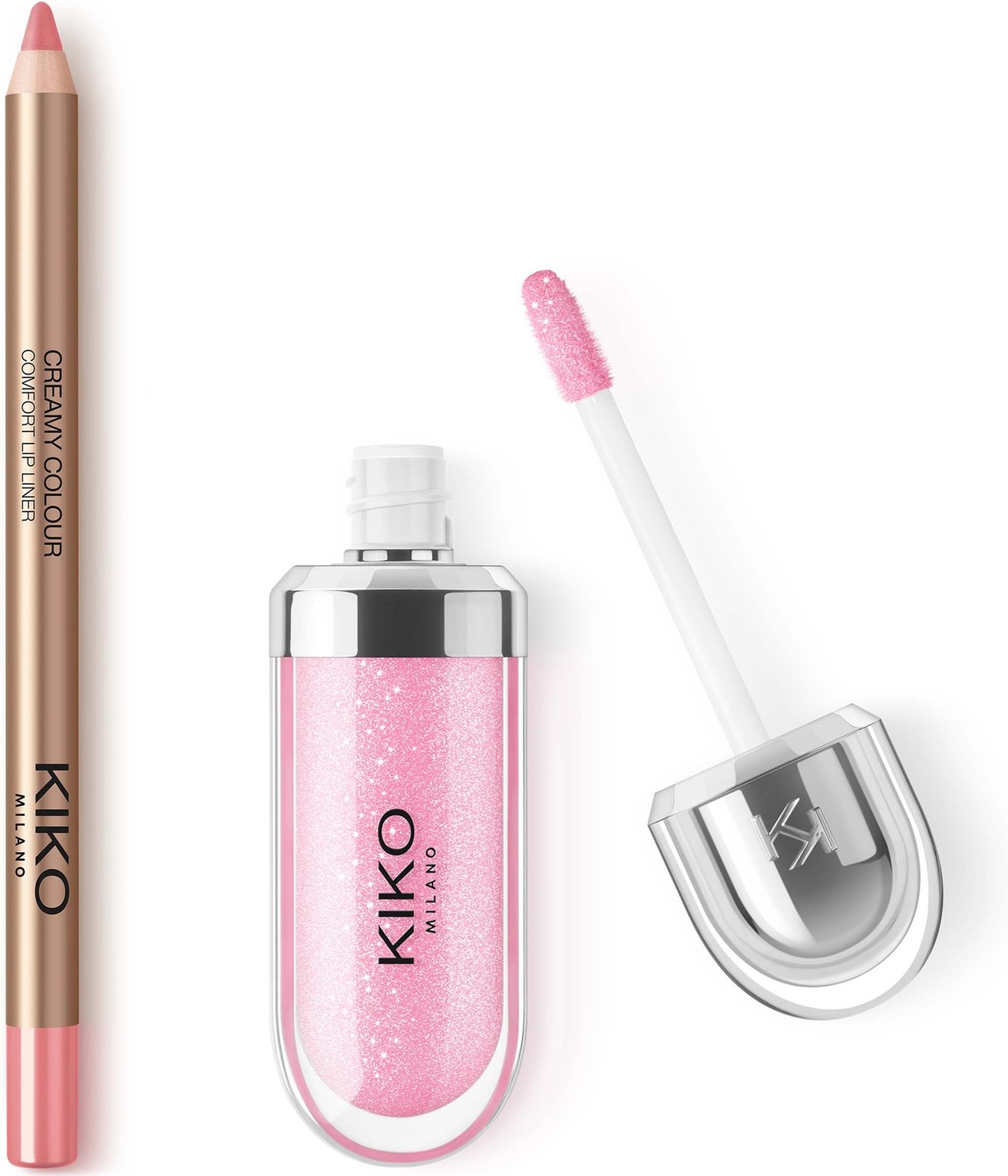 Thumbnail - KIKO Milano 3D Hydra Lip Combo (Various Shades) - Peony Pink