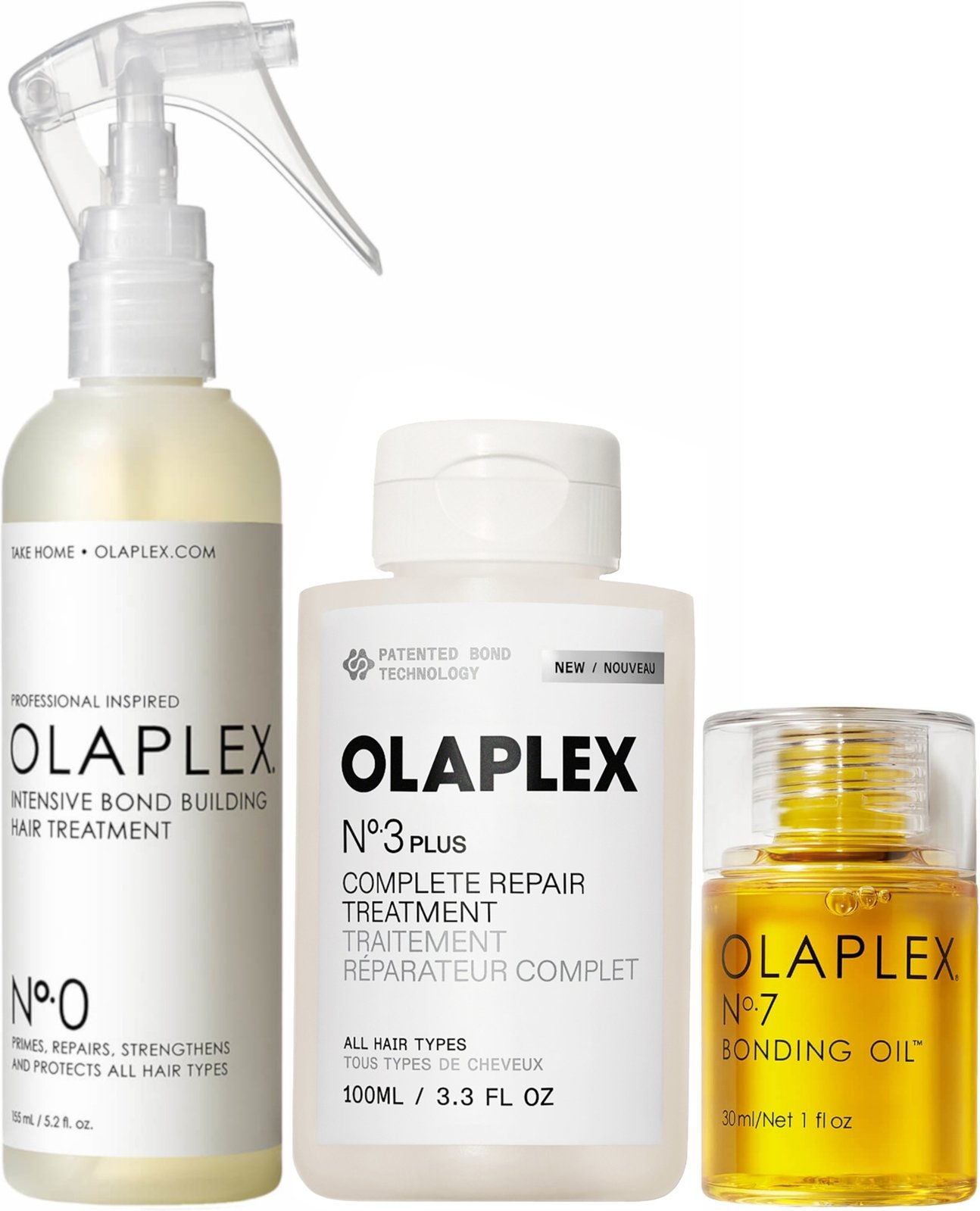 Olaplex Bundle - No. 0, No. 3, No. 7