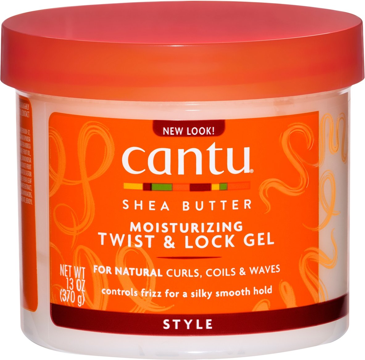 Cantu Sheabutter für Naturhaar Feuchtigkeitsspendendes Dreh- und Locken-Gel 370 g