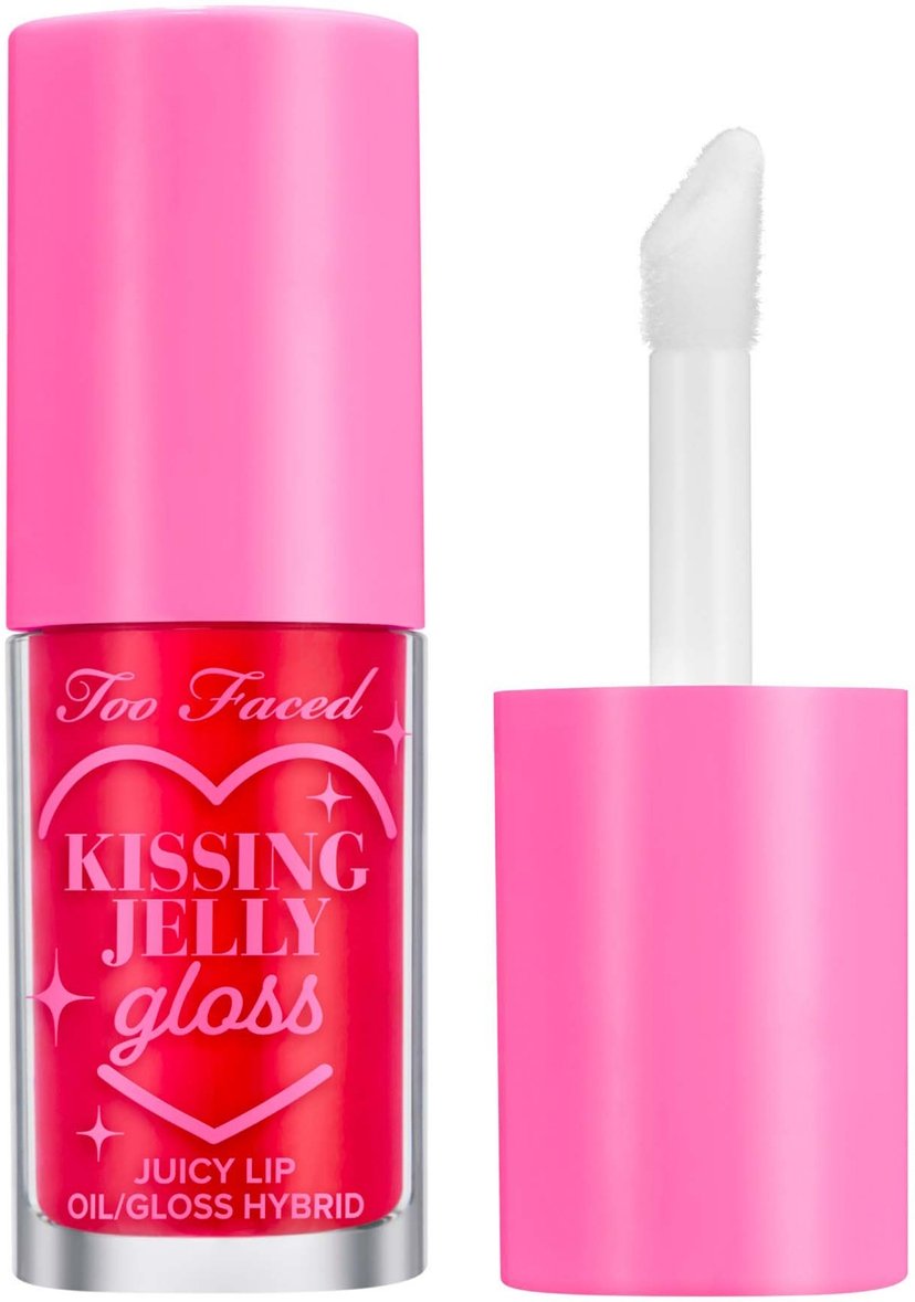 Too Faced Kissing Jelly Lip Oil Gloss 4.5ml - (Various Shades) - Cherry Pie