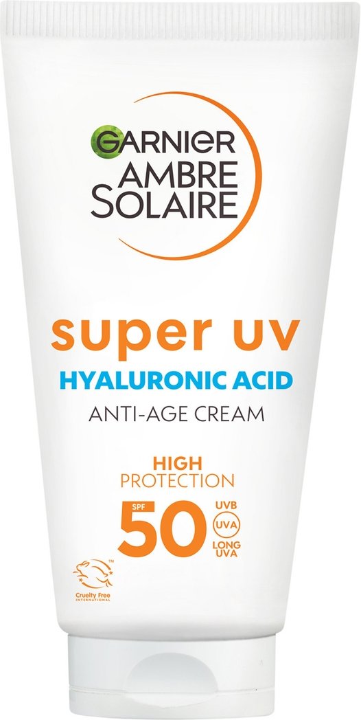 Garnier Ambre Solaire Anti-Age Super UV-Gesichtsschutz LSF 50 Creme 50 ml