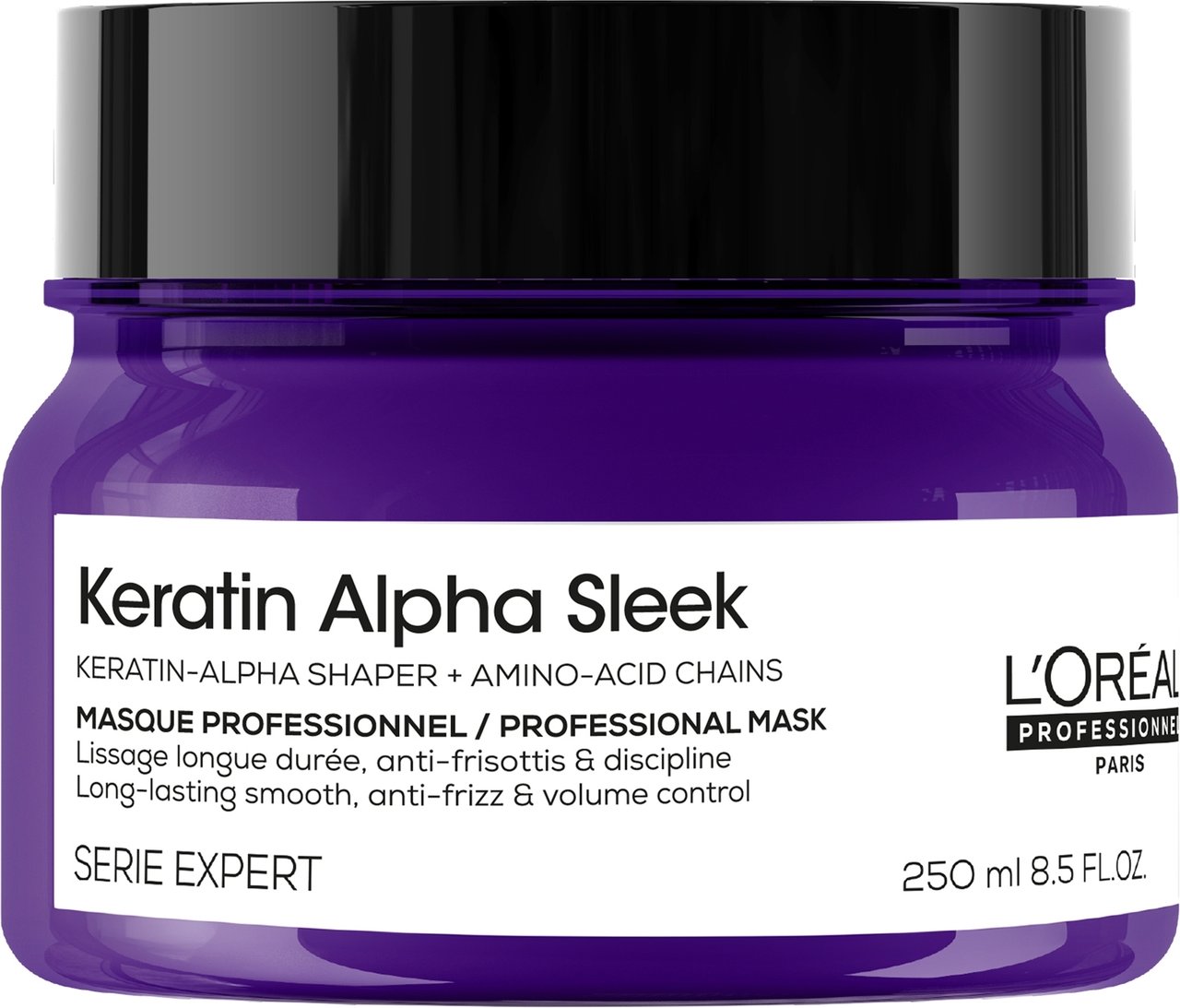 L'Oréal Professionnel Keratin Alpha Sleek Hair Mask Anti Frizz & Smoothing 250ml