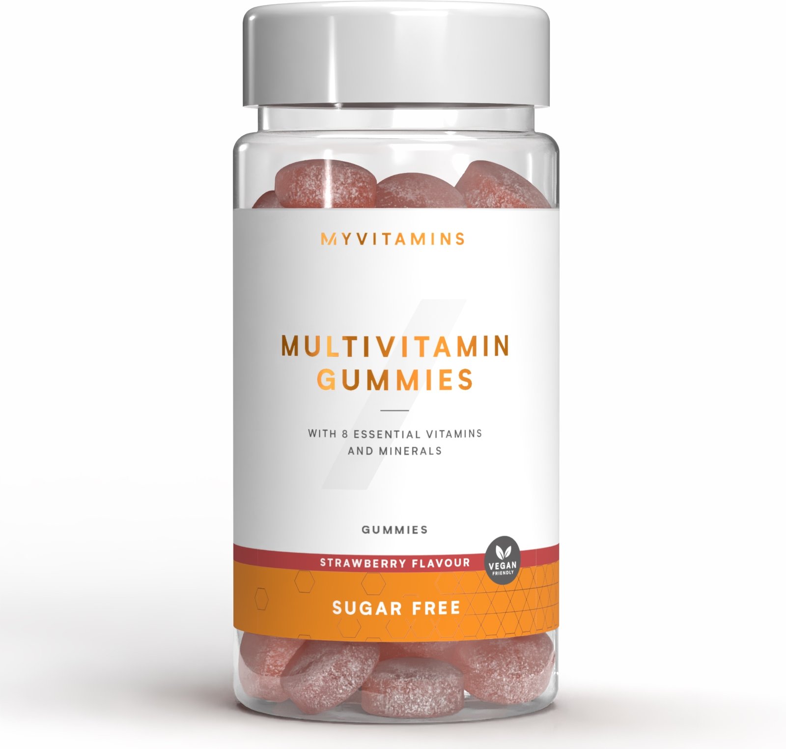 Myvitamins Sugar Free Multivitamin ALT - 60Gummibärchen - Sugar Free Strawberry