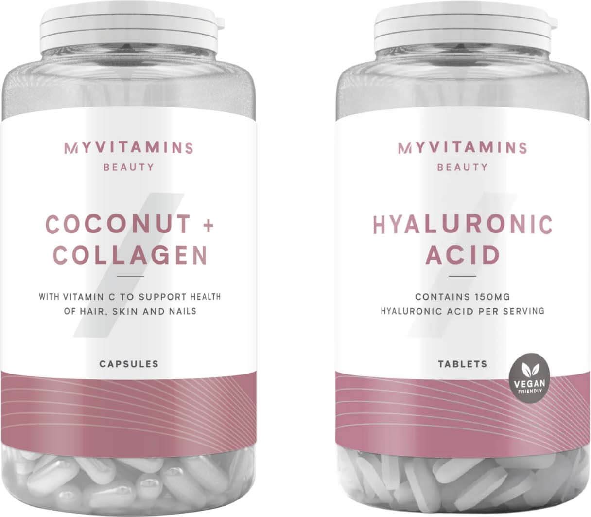 Myvitamins Coconut and Collagen + Hyaluronic Acid Bundle