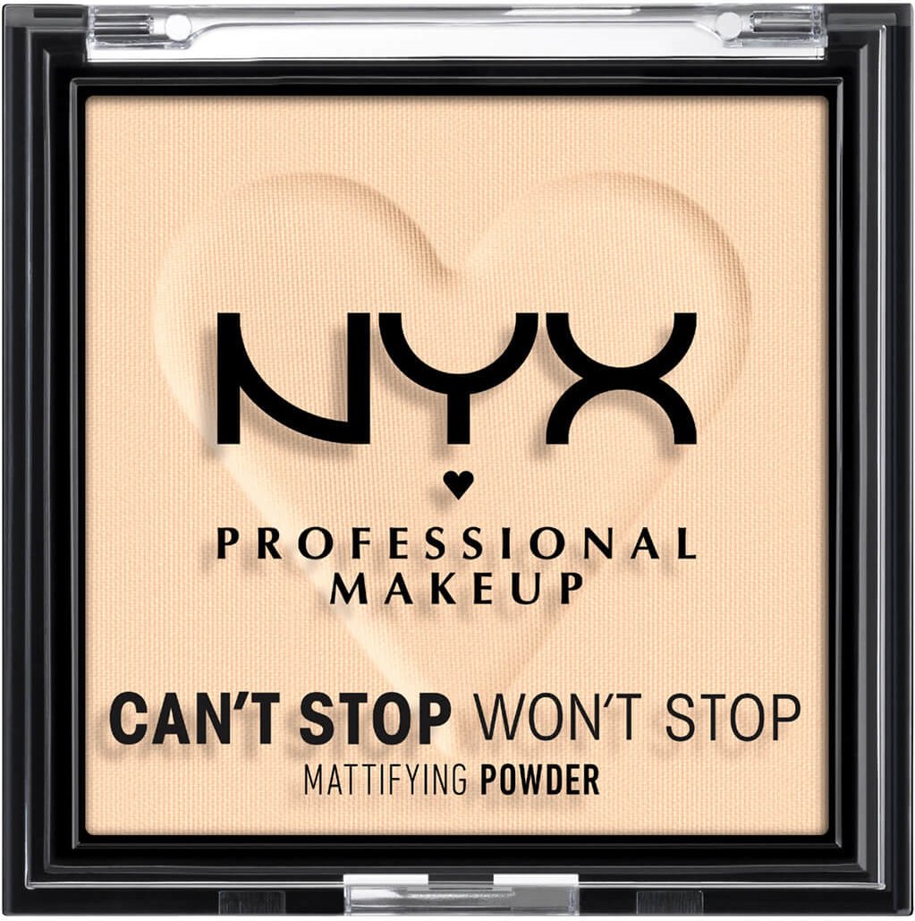 NYX Professional Makeup Can't Stop Won't Stop Mattierendes leichtes Puder 7 g (Verschiedene Farbtöne) - Fair