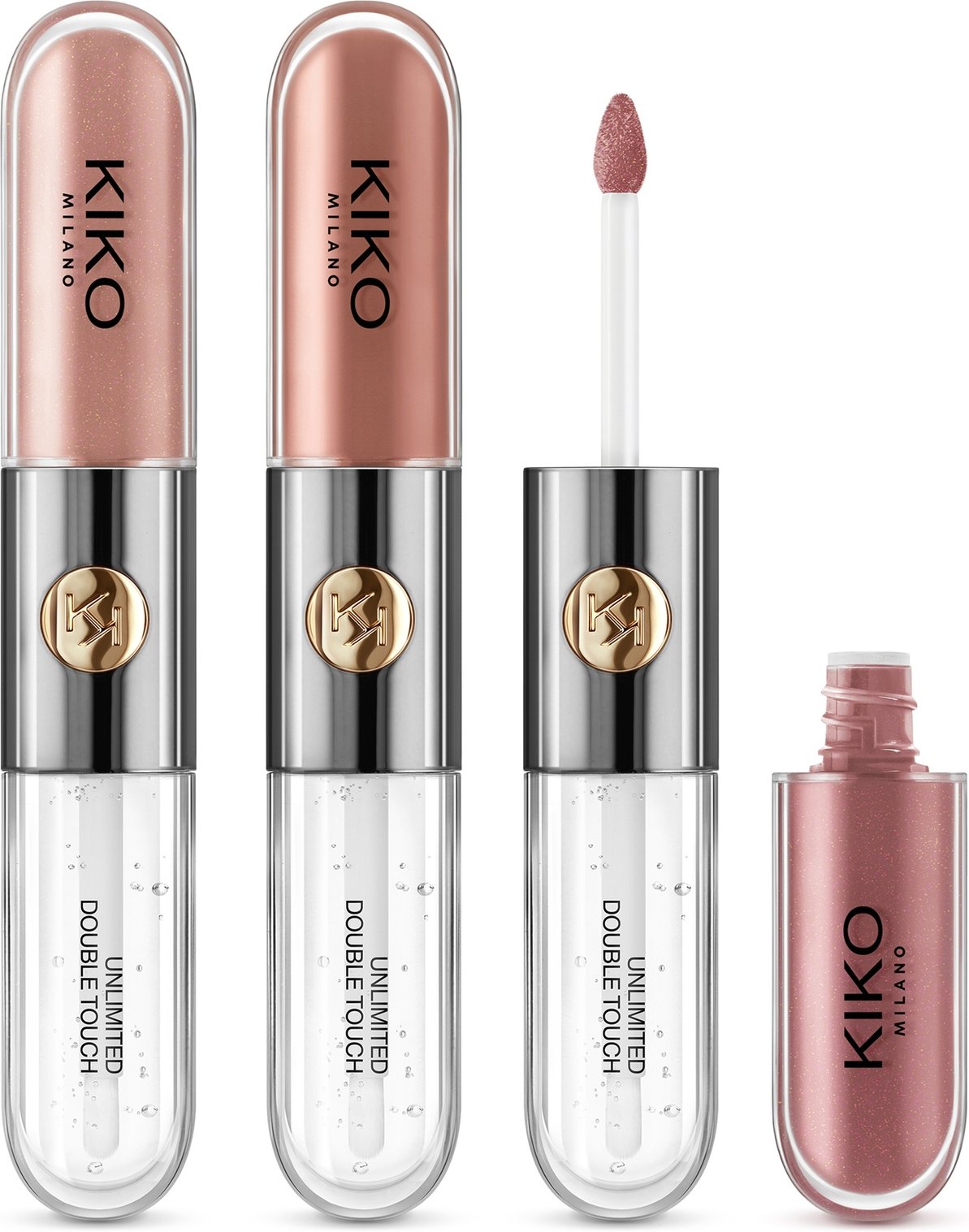 KIKO Milano Unlimited Double Touch Lippen-Set 18 ml – Nude Attitude