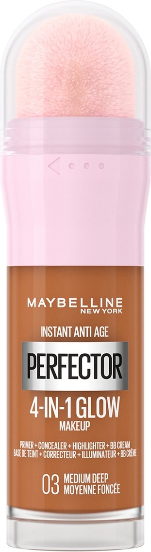 Maybelline Instant Anti Age Perfector 4-in-1 Glow Primer, Concealer, Highlighter, BB-Creme 20 ml (Verschiedene Farbtöne)...