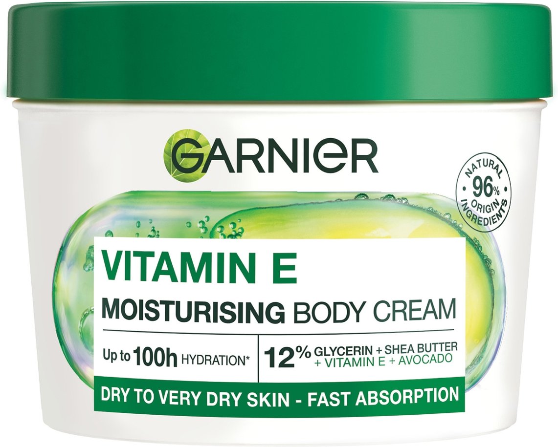 Garnier Body Superfood, Nährende Körpercreme, Avocado und Omega 6, 380 ml