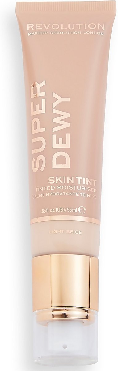 Makeup Revolution Superdewy Getönte Feuchtigkeitspflege (Verschiedene Farbtöne) - Light Beige