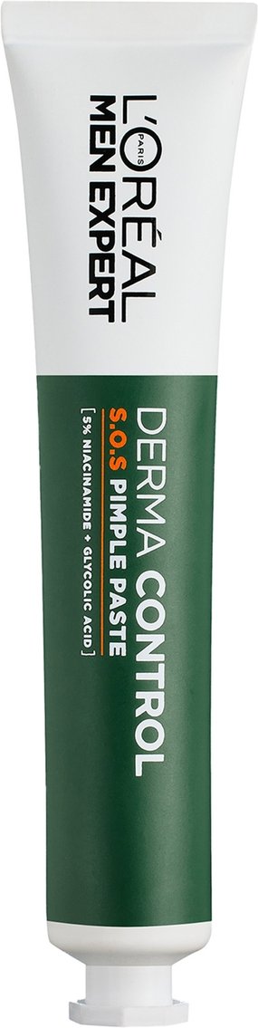 L'Oréal Men Expert Derma Control S.O.S Pimple Paste with 5% Niacinamide + Glycolic Acid 45ml