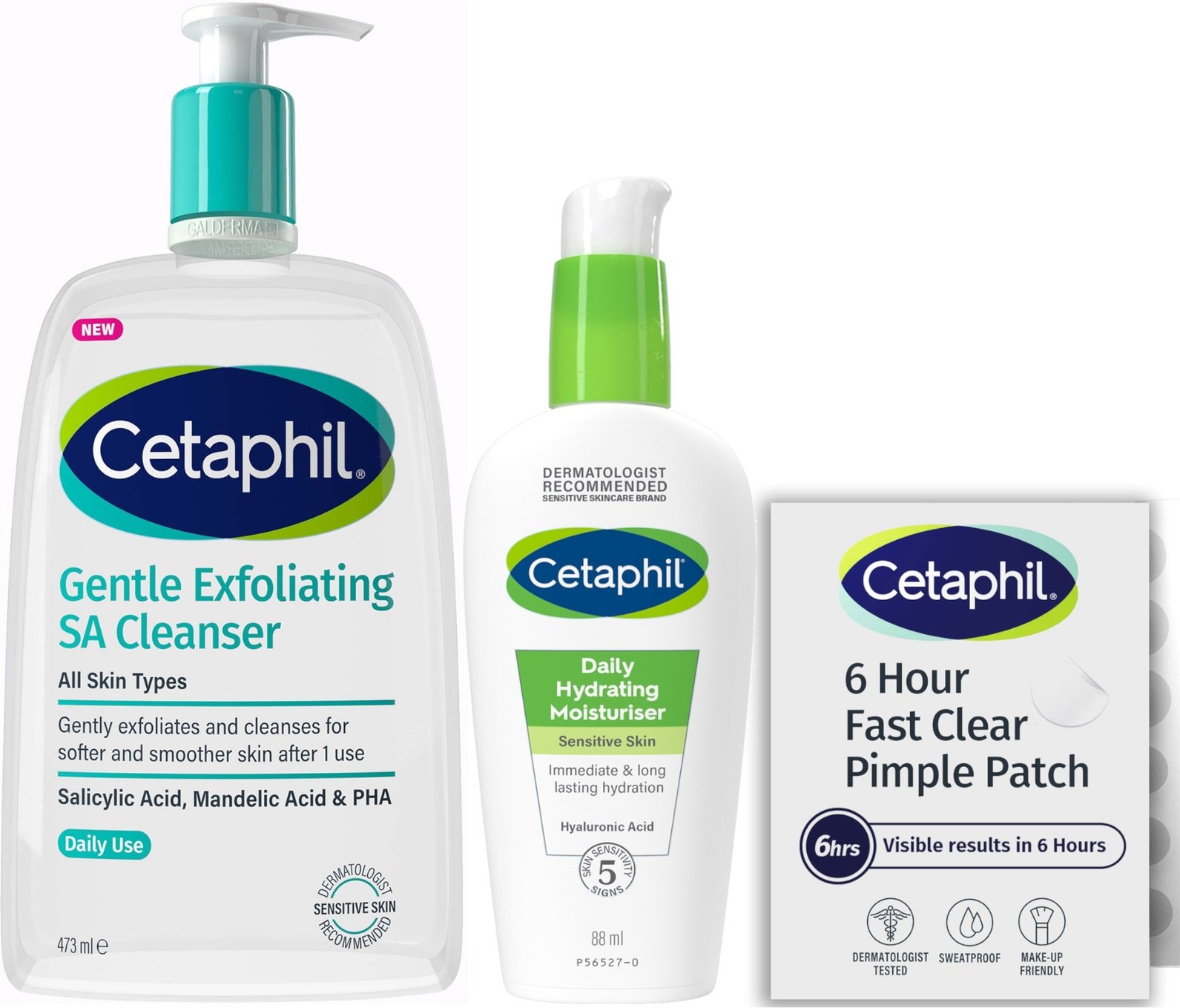 Cetaphil Daily Exfoliating Routine Oily and Acne Skin