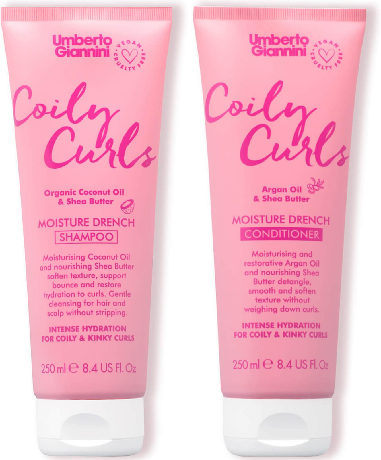 Umberto Giannini Coily Curls Shampoo and Conditioner Duo